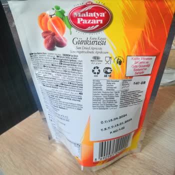Malatya Pazarı Palancı Kuruyemiş Malatya Pazarı Gün Kurusu 140GR Kayısı Bozuk Ürün