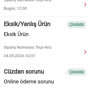 Yemeksepeti Eksik Gelen Ürünün İadesini Yapmıyorlar