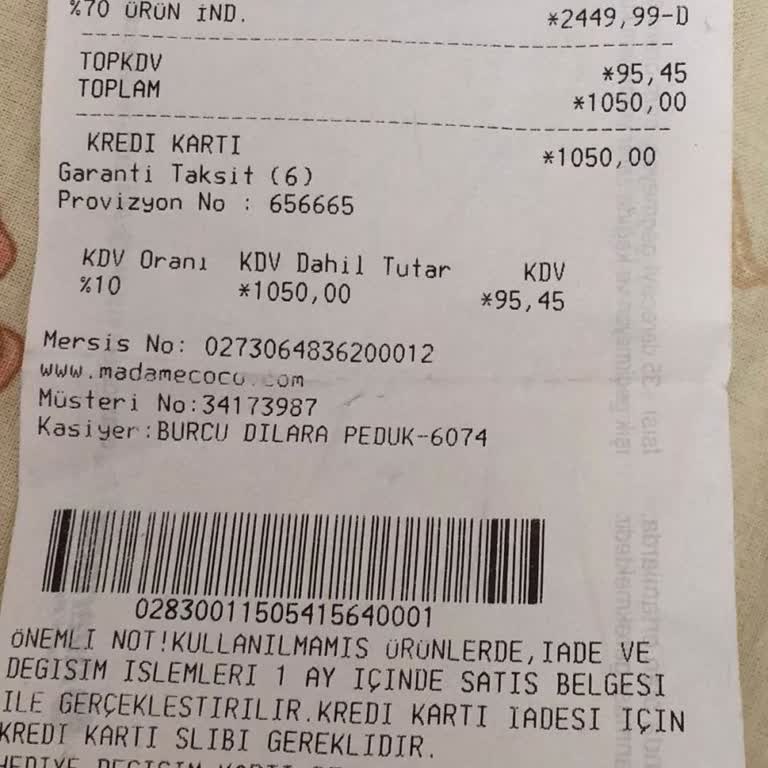 Madame Coco Bad Customer Experience