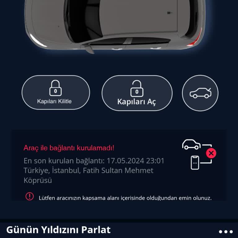 Fiat Yol Arkadaşım Connect Araç İle Bağlantı Sorunu