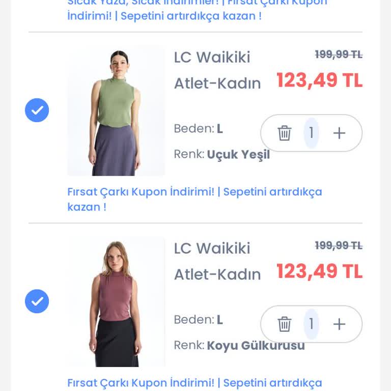 LC Waikiki Kupon Kodumu Bulamadım