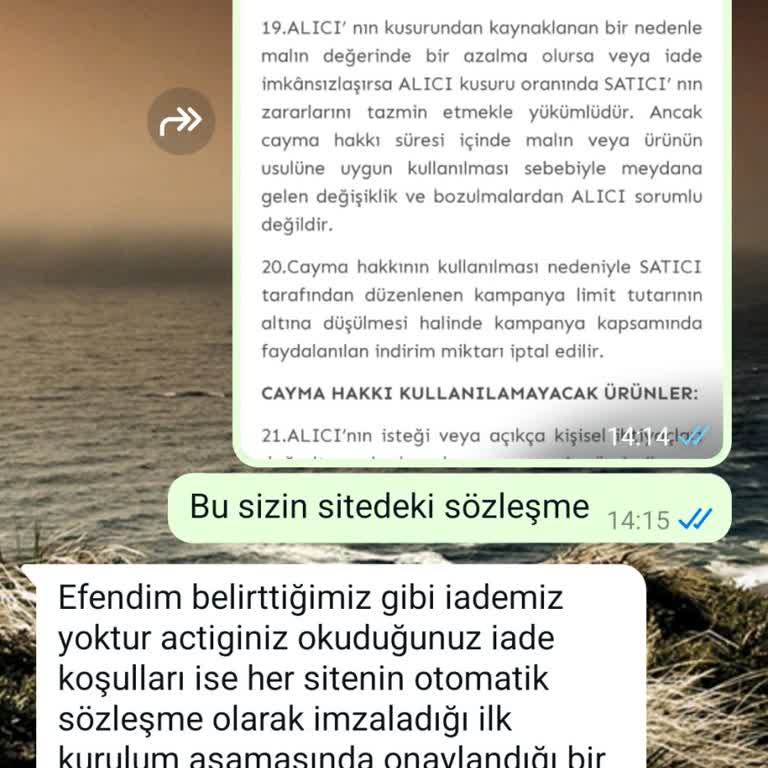 Hazel Butik İademin Ücretini Ödemiyor
