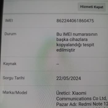 Trendyol Telefon İmei Kapatıldı, Mağdur Durumdayım!