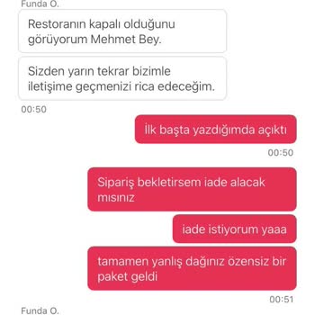 Yemeksepeti Sipariş Hataları Ve İade Sürecindeki Sorunlar