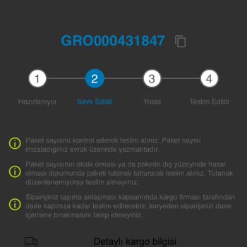 Gürgençler Siparişleri Kargolamıyor! Fakat Sistemde Kargoda Gözüküyor