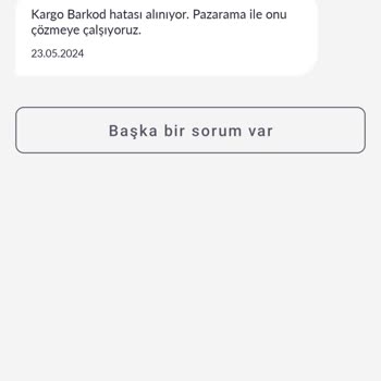 Pazarama Şikayet