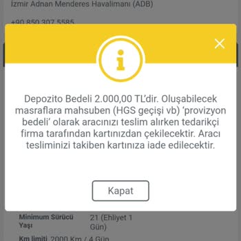 Obilet Araç Kiralama Mağduriyeti