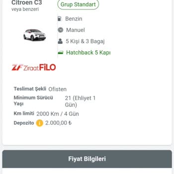Obilet Araç Kiralama Mağduriyeti