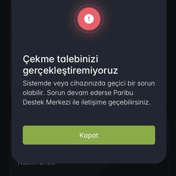 İnsanın Kendi Parasına Mağduriyet Yaşıyor Paribu