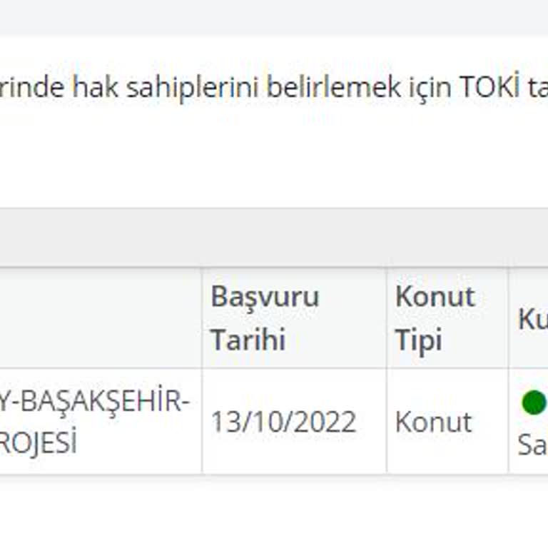 TOKİ İlk Evim Sosyal Konut Projesi