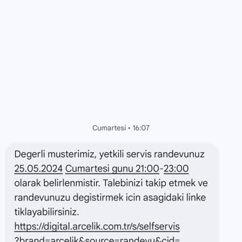 Arçelik Teslimat Sorunu Ve Müşteri Hizmetleri İlgisizliği