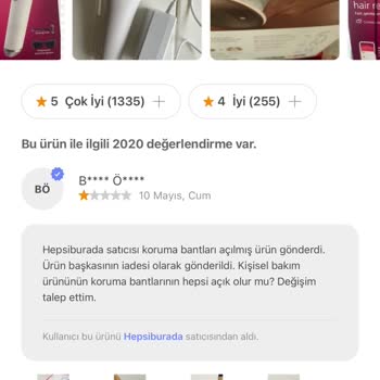 Hepsiburada Hb Çift Etiket Sattığı Ürünü Paketi Açmamama Rağmen İade Almıyor