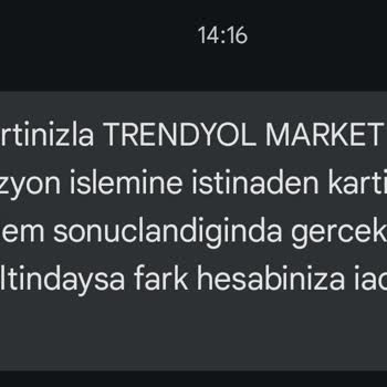 Trendyol Market Hesabımdan Fazla Para Çekiyor