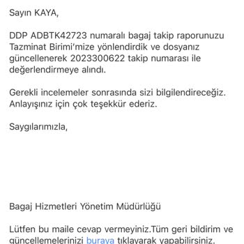 Türk Hava Yolları Kırık Valiz