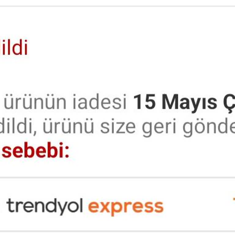 Trendyol Express Trendyol Expres Ürünümü Kaybetti