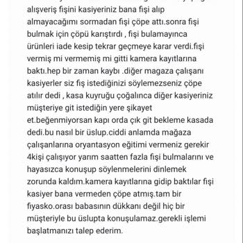 BİM Şikayet Çalışanlar Köle Değil