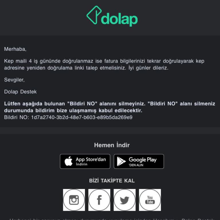 Dolap Satıcı Doğrulama Onaylanmıyor