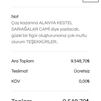 Kutlu Ticaret Para İade Talebi