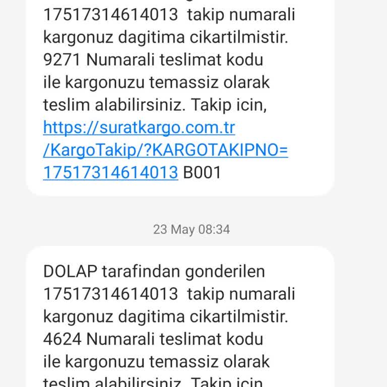 Sürat Kargo'nun Sürekli İade Sorunu