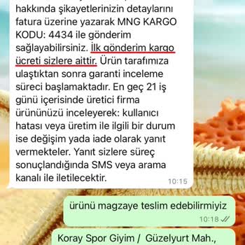 Koray Spor'dan Ürün Aldığıma Pişman Oldum