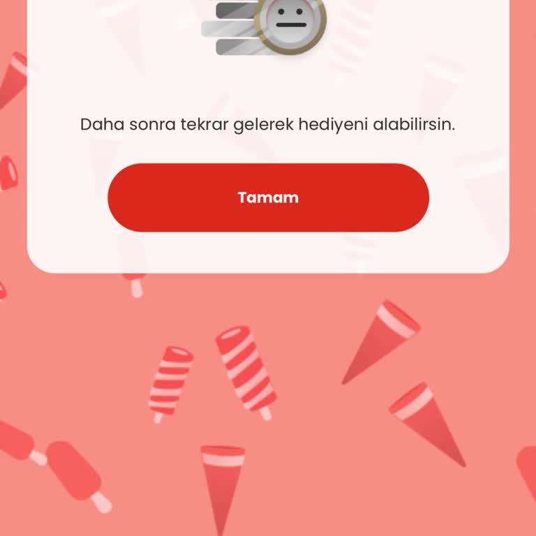 Algida Uygulaması Limit Doldu Uyarısı