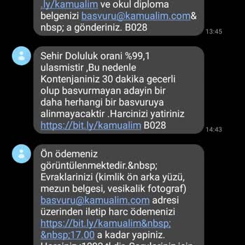 PTT Kurs Kariyer Adam Şikayetim