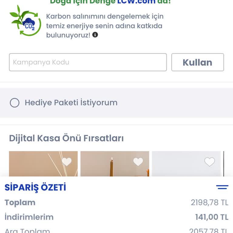 LC Waikiki Kupon Kodumu Kaybettim