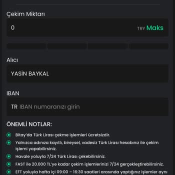 Bitay Müşteri Hizmetleri Ve Ödeme Sorunları