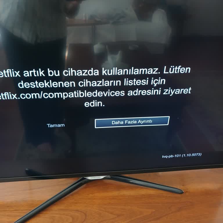 Samsung TV'de Netflix Açılmıyor