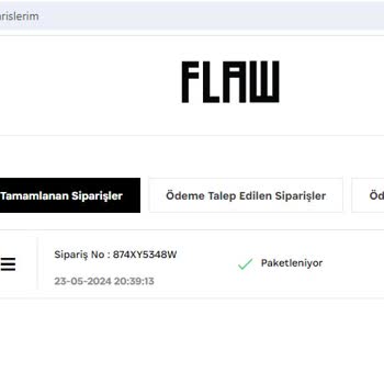 Flaw Wear İade Sorunları Yaşıyorum