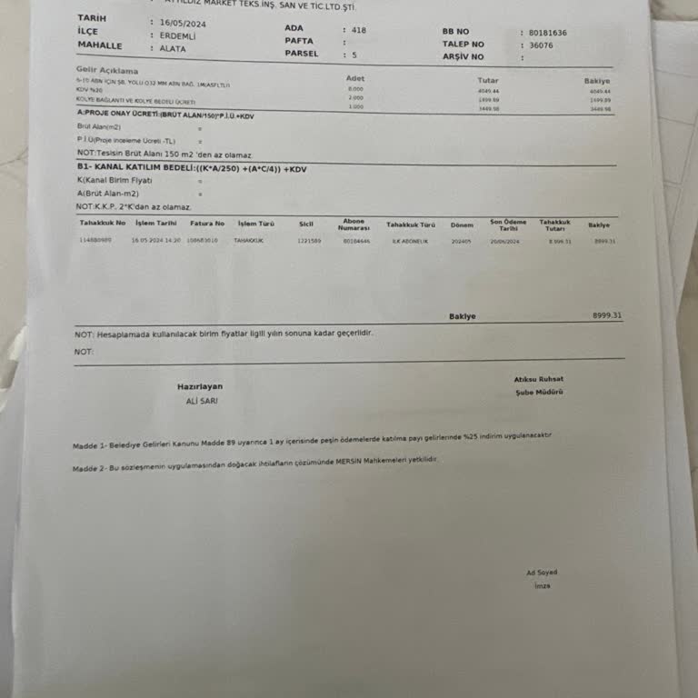 MESKİ Şantiye Aboneliği Yapmak İçin Gelmiyor