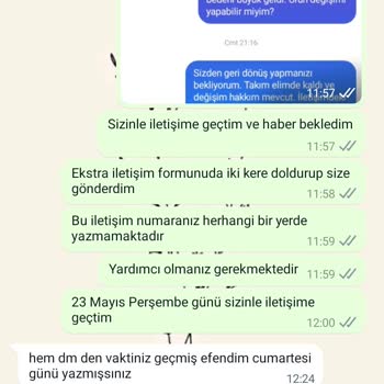 Milena Stil Ürün Değişimi Reddi