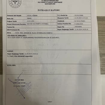 Türkiye Sigorta Sorunumun Bir An Önce Çözülmesini Talep Ediyorum