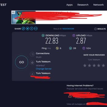Türk Telekom (Pakete Uygun Olmayan Hız)