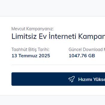 Türk Telekom (Pakete Uygun Olmayan Hız)