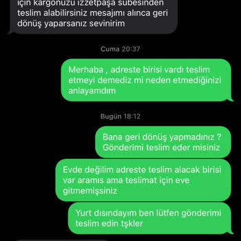 Aras Kargo Teslim İzzetpaşa Şubesi
