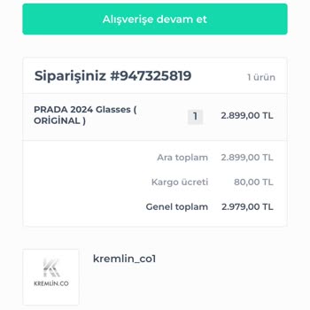 Shopier Kremlinco Yamuk Gözlük