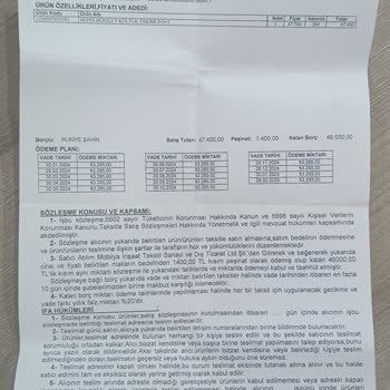 Atılım AVM Koltukları İade Etmek İstiyorum