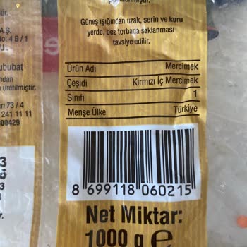 A101 Yöremce Marka Kırmızı Mercimekten Böcek Çıktı
