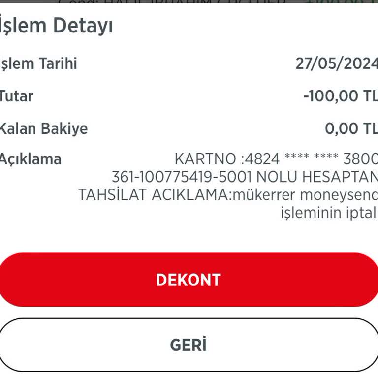 Ziraat Bankası Acil Çözüm Ve Paramın Geri İadesini Talep Ediyorum