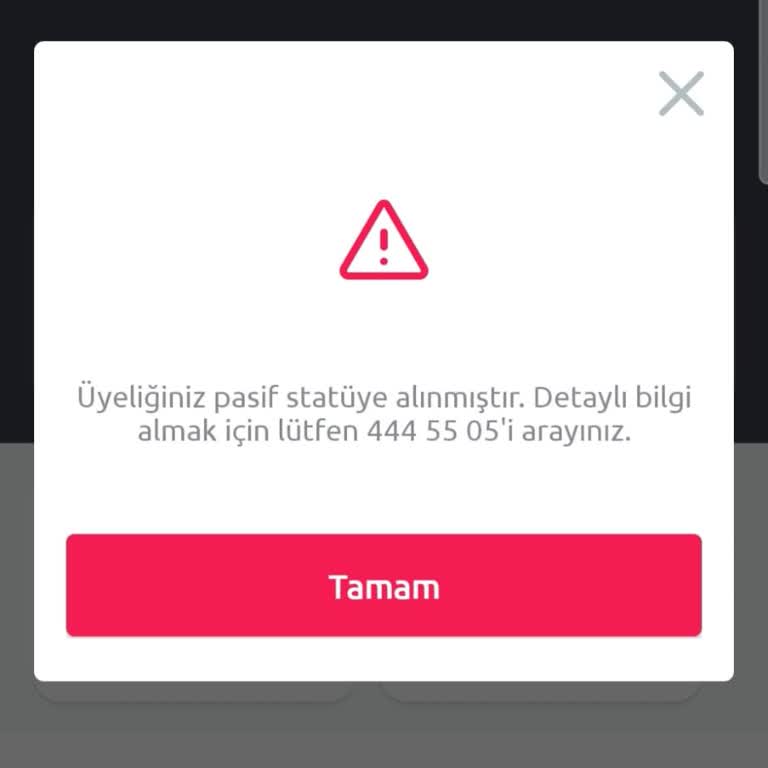 TikTak Kirala Yanlış Anlaşılma Nedeniyle Haksız Hesap Kapatma