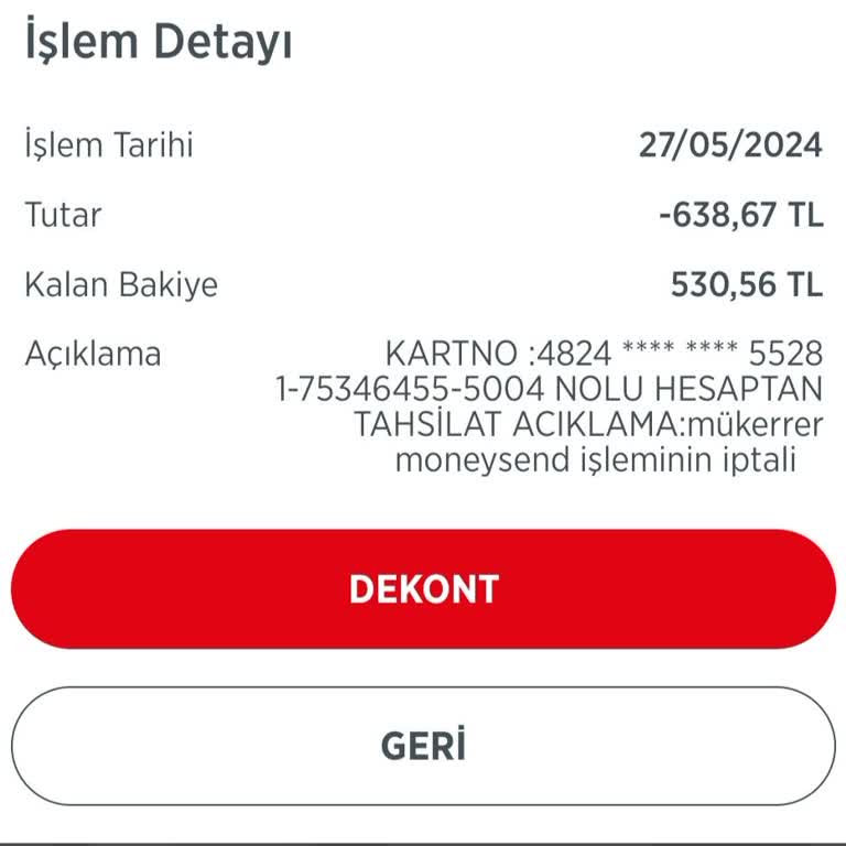 Ziraat Bankası Mükerrer Moneysend Tahsilatı