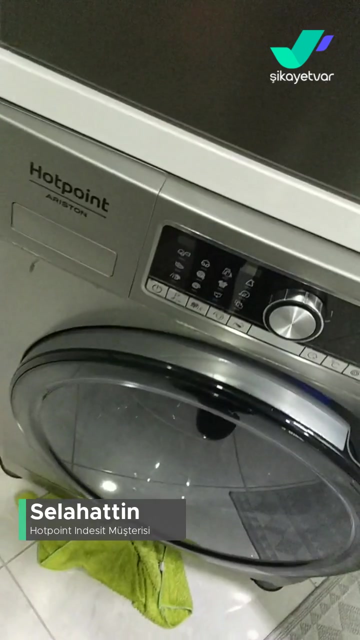 Hotpoint FCPR 10431 2019 Model Çamaşır Makinesi Çekmeceden Su Akıtıyor! videonun kapak resmi