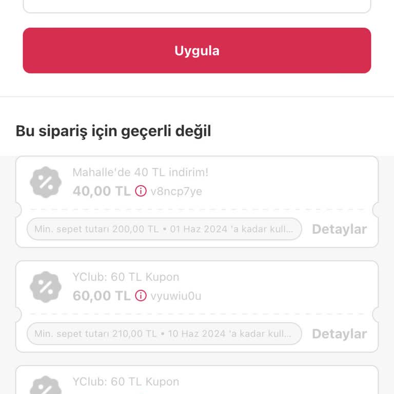 Yemeksepeti Kupon Kullanımı Ve Canlı Destek