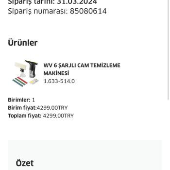 Karcher Müşteri Temsilciliği Ve Satış Sonrası İlgisizlik