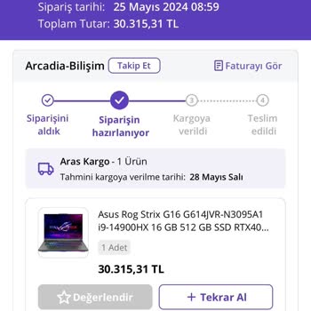 N11 Satıcının Ürün İptali
