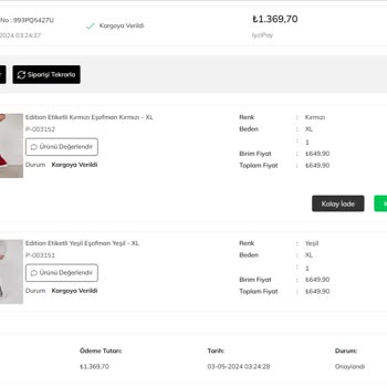 Nomarc Eşofman Altı Renk Veriyor Ve İade Talebim Var!