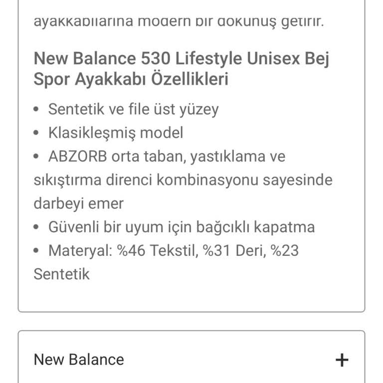 New Balance Ayakkabı Domuz Derisi