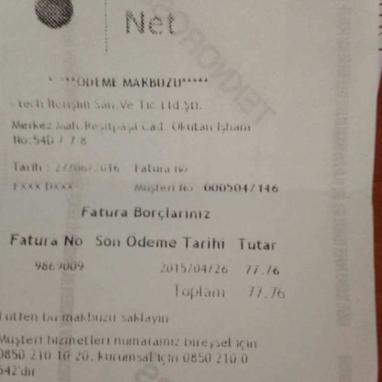Vodafone Net Şikayet, İ**** D**** Avukatlık Şikayet