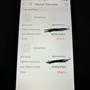 Vodafone Kapattığım Hattın Faturasını Ödetiyor